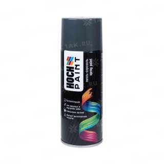 Эмаль-аэрозоль Hoch Paint акриловая универсальная RAL 7024 (графитовый серый) глянцевая 520 мл