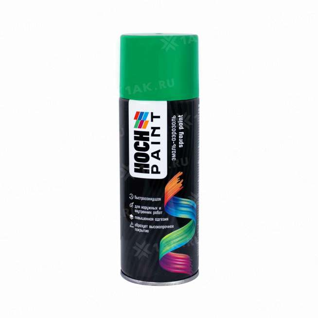 Эмаль-аэрозоль Hoch Paint акриловая универсальная RAL 6029 (мятно-зеленый) глянцевая 520 мл 0