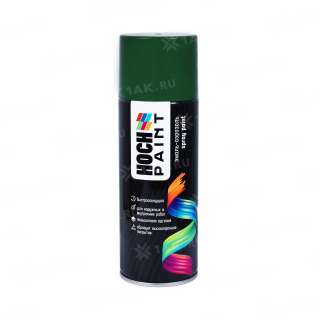 Эмаль-аэрозоль Hoch Paint акриловая универсальная RAL 6005 (зеленый мох) глянцевая 520 мл