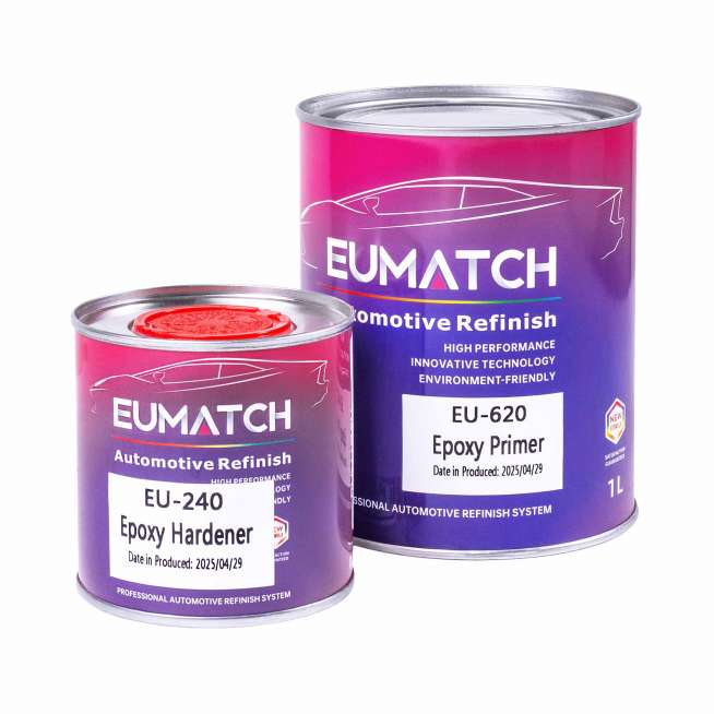 Комплект эпоксидного грунта Epoxy Primer/620 серый EUMATCH 1л 0