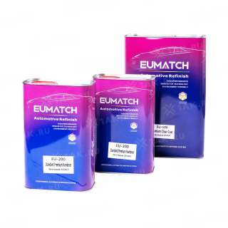 Комплект премиум прозрачного лака Premium Clear Coat/ 100 EUMATCH 6л