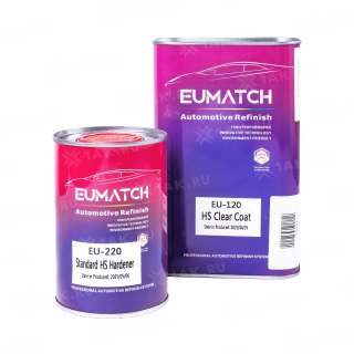 Комплект прозрачного лака HS Clear Coat/ 120 HS EUMATCH 1,5л