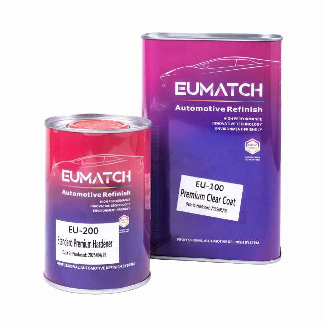 Комплект премиум прозрачный лака Premium Clear Coat/ 100 EUMATCH 1,5л 0