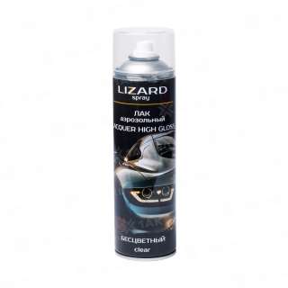 LIZARD Spray Акриловый аэрозольный лак глянцевый 500 мл