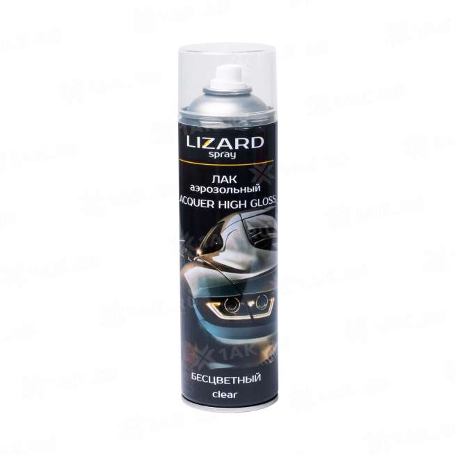 LIZARD Spray Акриловый аэрозольный лак глянцевый 500 мл 0