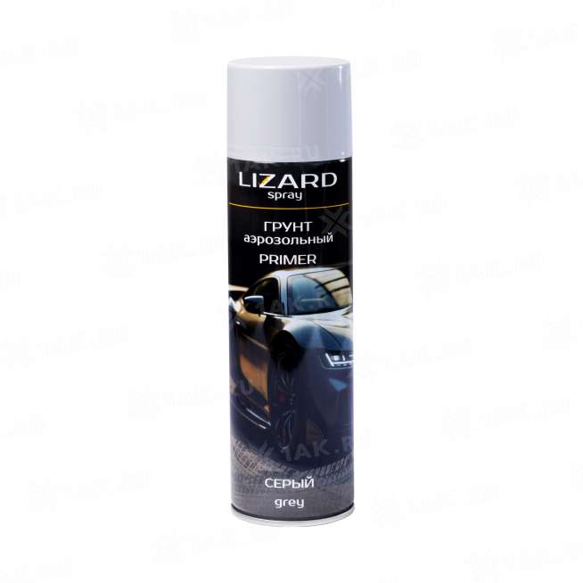 LIZARD Spray Акриловый аэрозольный грунт серый 500 мл 0