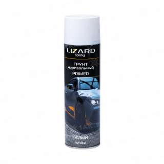 LIZARD Spray Акриловый аэрозольный грунт белый 500 мл