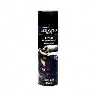LIZARD Spray Акриловый аэрозольный грунт черный 500 мл