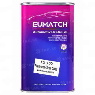 Premium Clear Coat/Премиум прозрачный лак 100 EUMATCH 4л