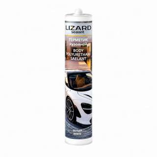 LIZARD Кузовной герметик белый 380 мл L015