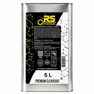 Основа (компонент I) бесцветного акрилового лака HS "Premium" PRO RS 5л