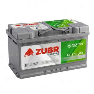 Аккумулятор ZUBR Premium (85 Ач, 12 V) Обратная, R+ LB4 арт.ZP850